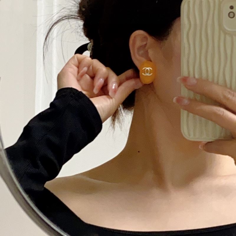 Ch*el earrings